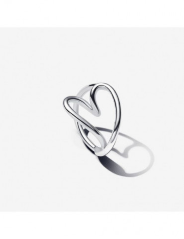 PANDORA Bague Cœur Organique