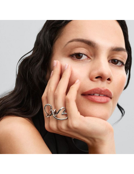 PANDORA Bague Cœur Organique