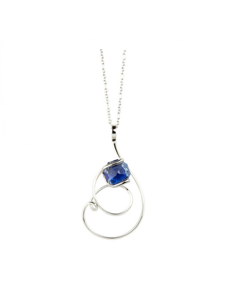 ANDREA MARAZZINI Collier Personnelle Small Octagon Dark Blue