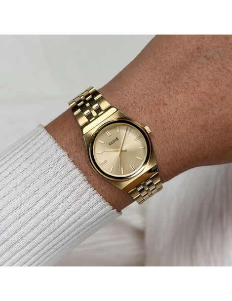 CLUSE Montre Retro 70's Mini Steel Full Gold