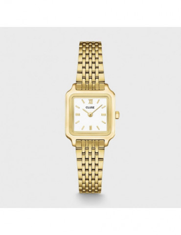 CLUSE Montre Gracieuse Mini Steel White Gold