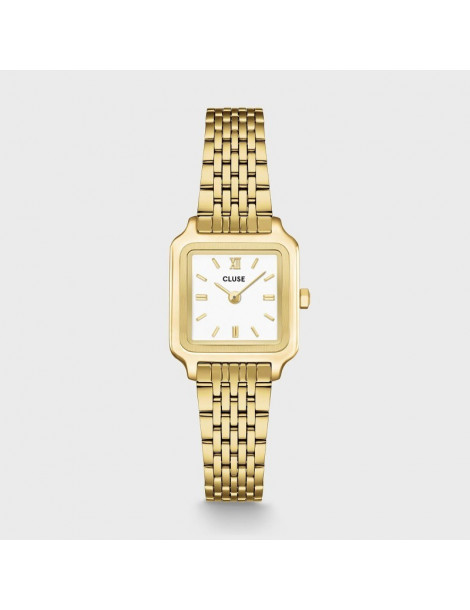 CLUSE Montre Gracieuse Mini Steel White Gold