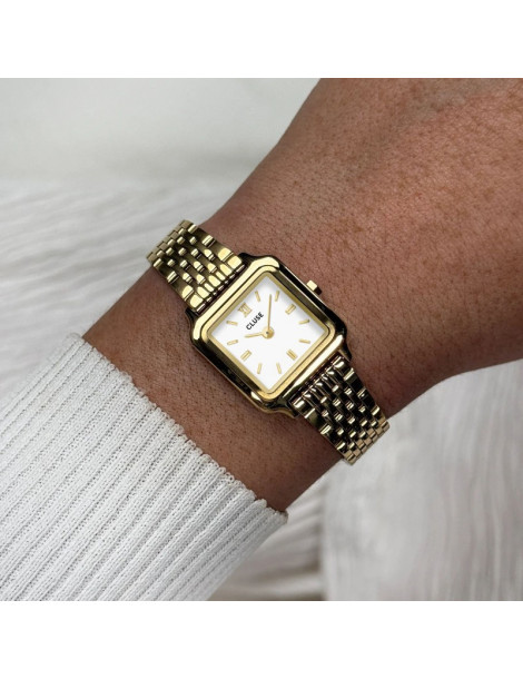 CLUSE Montre Gracieuse Mini Steel White Gold