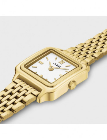 CLUSE Montre Gracieuse Mini Steel White Gold