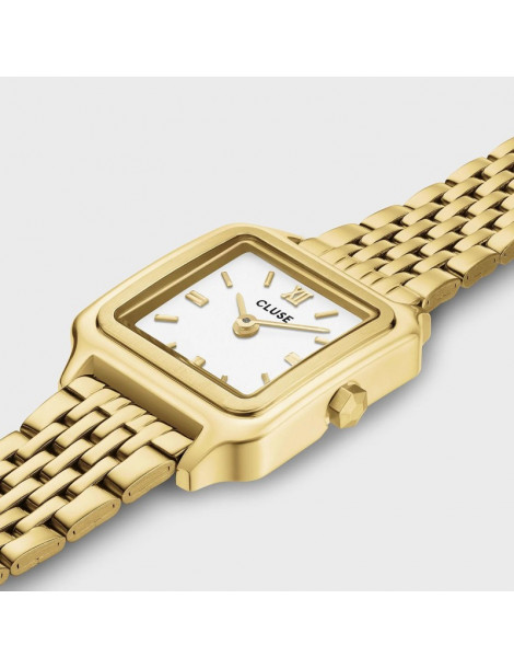 CLUSE Montre Gracieuse Mini Steel White Gold