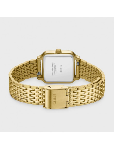 CLUSE Montre Gracieuse Petite Steel Lace Textured Gold