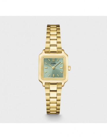 CLUSE Montre Gracieuse Mini Steel Sage Green Gold