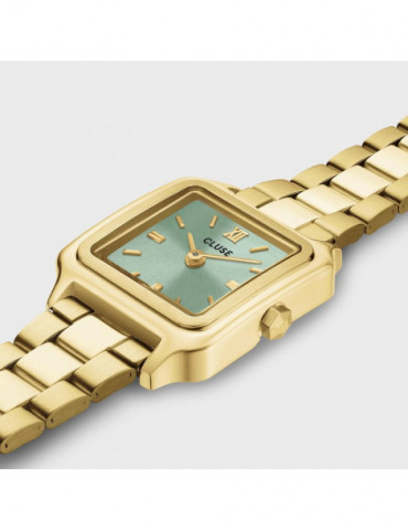 CLUSE Montre Gracieuse Mini Steel Sage Green Gold