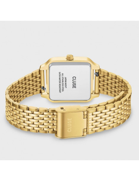 CLUSE Montre Gracieuse Steel Lace Textured Gold