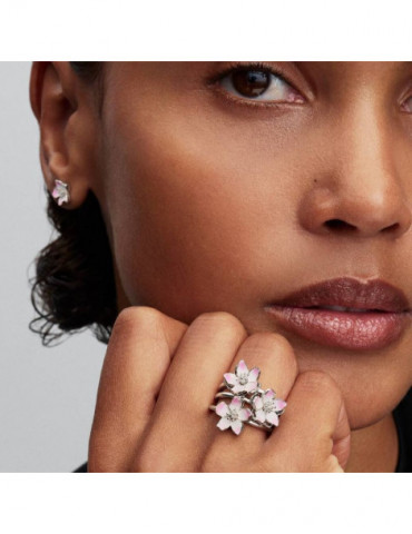 PANDORA Clous d'Oreilles Fleur de Cerisier