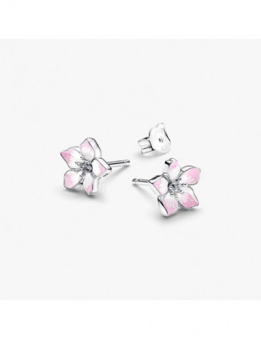 PANDORA Clous d'Oreilles Fleur de Cerisier