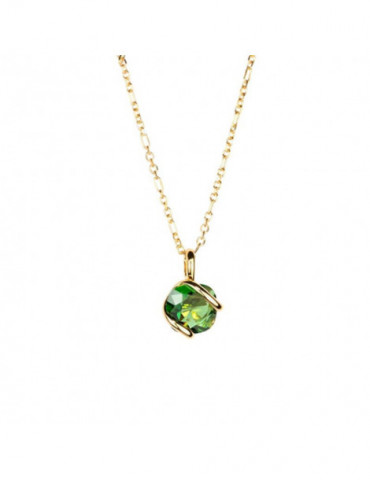 ANDREA MARAZZINI Collier Simple Mini Fernet Green