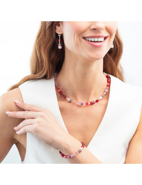COEUR DE LION Collier GeoCUBE® Iconic Rosé Blush