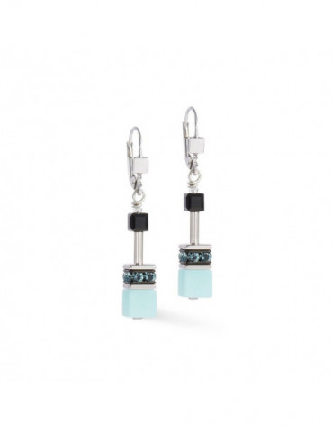 COEUR DE LION Boucles d'oreilles GeoCUBE® Iconic Ice Serenity