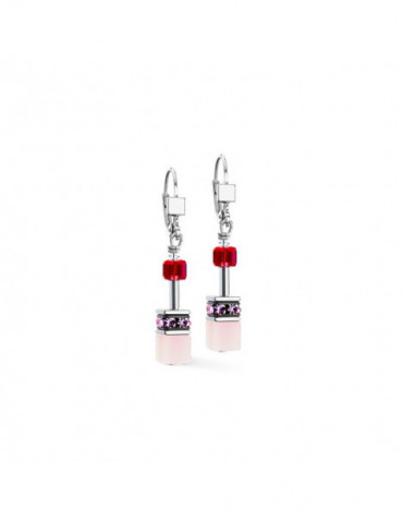 COEUR DE LION Boucles d'oreilles GeoCUBE® Iconic Rosé Blush