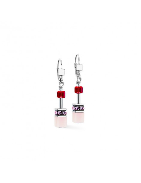 COEUR DE LION Boucles d'oreilles GeoCUBE® Iconic Rosé Blush