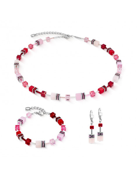 COEUR DE LION Boucles d'oreilles GeoCUBE® Iconic Rosé Blush