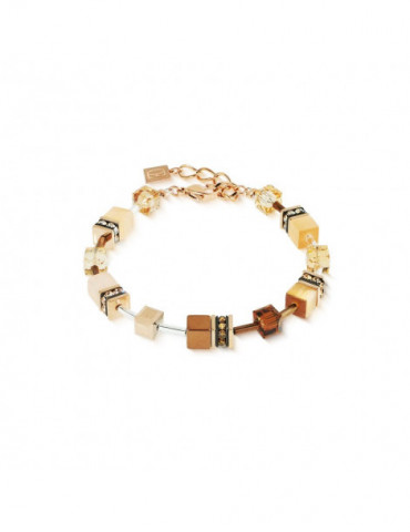 COEUR DE LION Bracelet GeoCUBE® Iconic Mocha Mousse