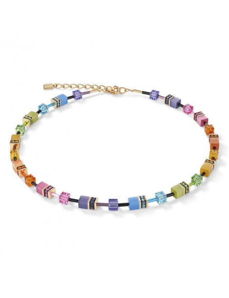 COEUR DE LION Collier GeoCUBE® Multicolore Rainbow