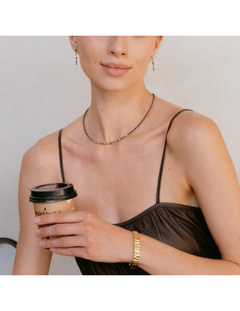 COEUR DE LION Bracelet Golden Whisper Marron Olive