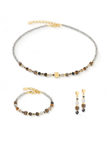 COEUR DE LION Bracelet Shape Mix Spikes Smoky Glow