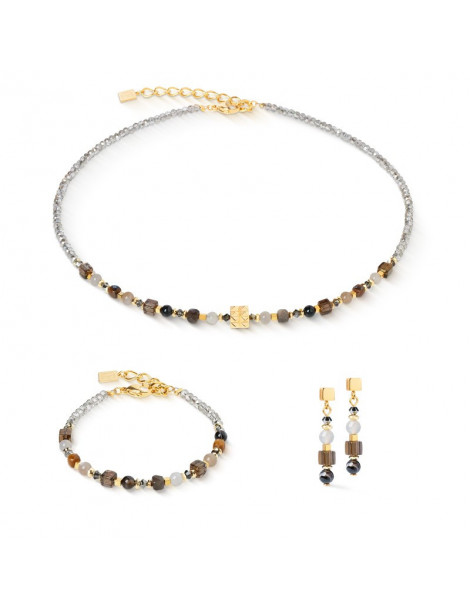 COEUR DE LION Bracelet Shape Mix Spikes Smoky Glow