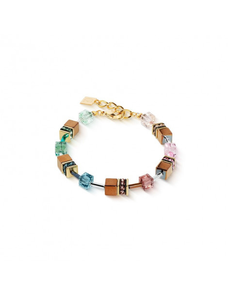 COEUR DE LION Bracelet GeoCUBE® Iconic Metallic Art Nouveau