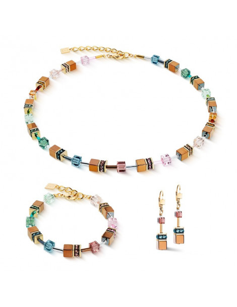 COEUR DE LION Bracelet GeoCUBE® Iconic Metallic Art Nouveau