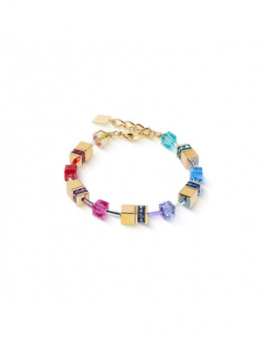 COEUR DE LION Bracelet GeoCUBE® Iconic Metallic Rainbow