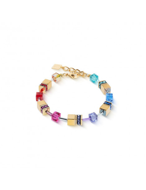 COEUR DE LION Bracelet GeoCUBE® Iconic Metallic Rainbow