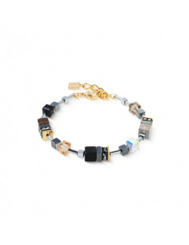 COEUR DE LION Bracelet GeoCUBE® Precious Motion Stone Whisper Gold