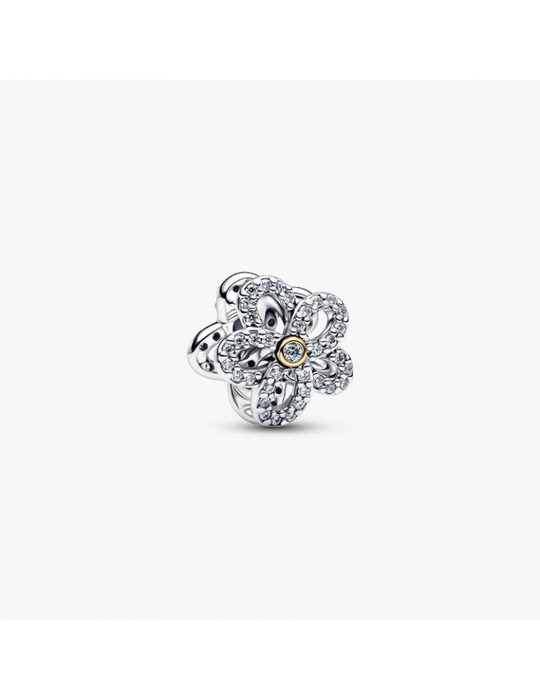 PANDORA Charm Fleur Pavée Ajouré