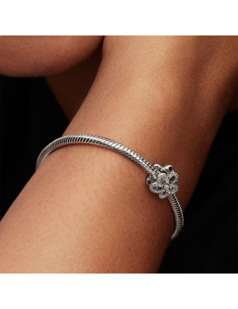 PANDORA Charm Fleur Pavée Ajouré
