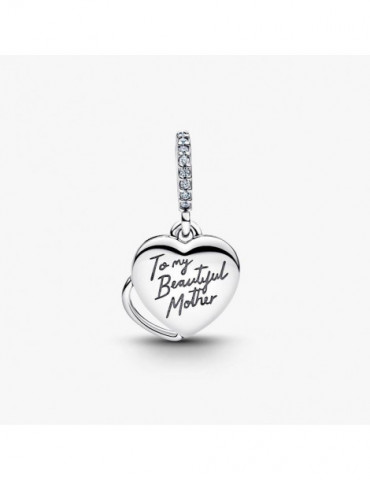 PANDORA Charm Pendant Double Beautiful Mother