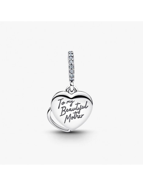PANDORA Charm Pendant Double Beautiful Mother