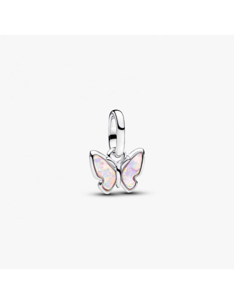 PANDORA Mini Charm Pendant Papillon Rose