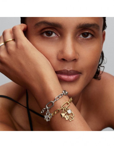 PANDORA Charm Trèfle À Quatre Feuilles Cordiformes