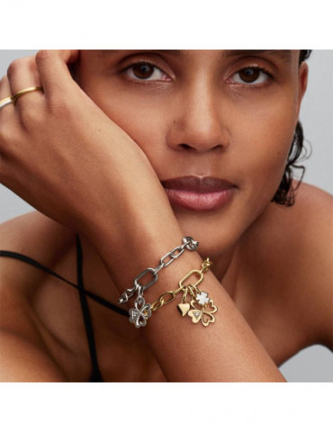 PANDORA Charm Trèfle À Quatre Feuilles Blanc