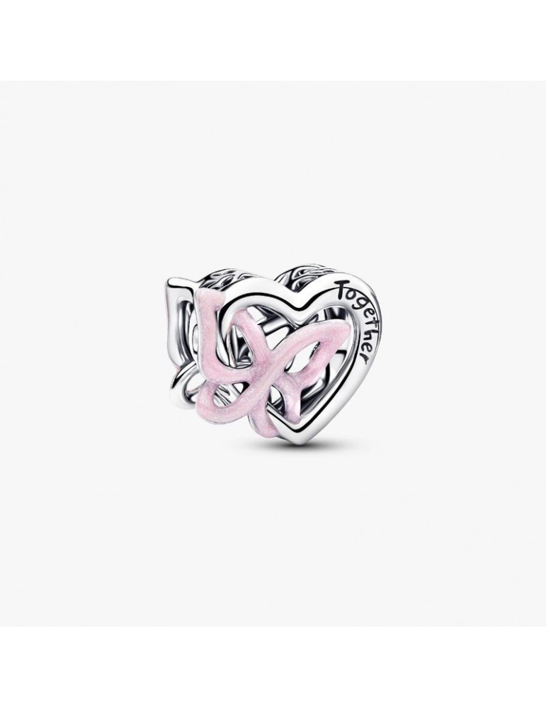 PANDORA Charm Cœur & Papillon Entrelacés