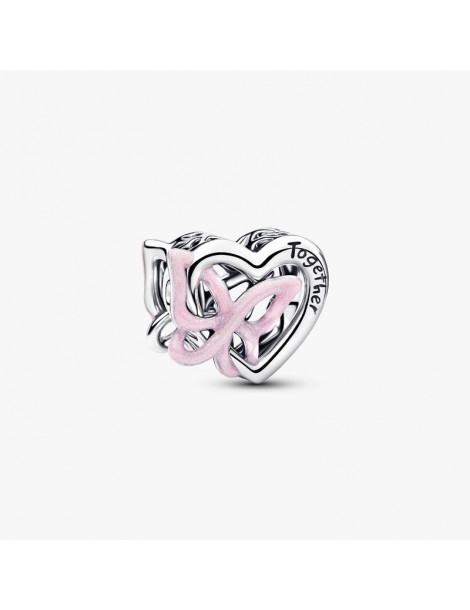 PANDORA Charm Cœur & Papillon Entrelacés