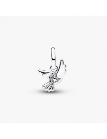 PANDORA Mini Charm Pendant Colombe Blanche