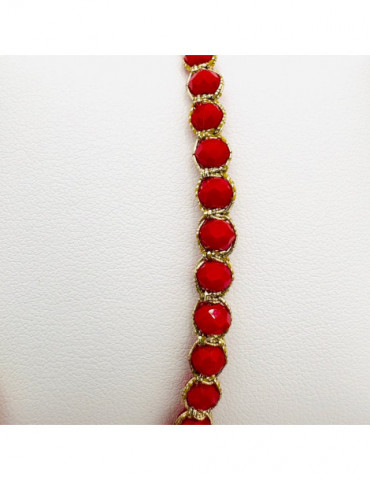 BEAUPASSANT Bracelet 1 Rang Carmin Gold