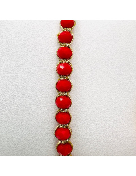 BEAUPASSANT Bracelet 1 Rang Ecarlate Gold