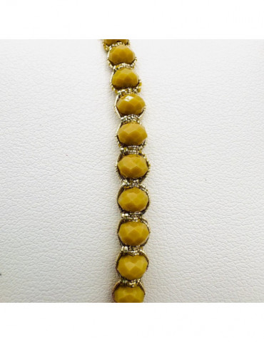 BEAUPASSANT Bracelet 1 Rang Olive Gold