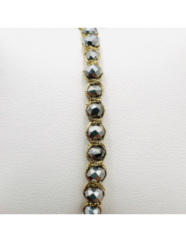 BEAUPASSANT Bracelet 1 Rang Silver Gold