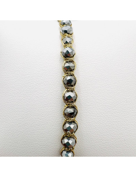 BEAUPASSANT Bracelet 1 Rang Silver Gold