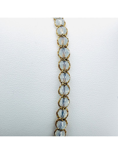BEAUPASSANT Bracelet 1 Rang Transparent Gold