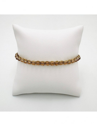 BEAUPASSANT Bracelet 1 Rang Champagne Gold