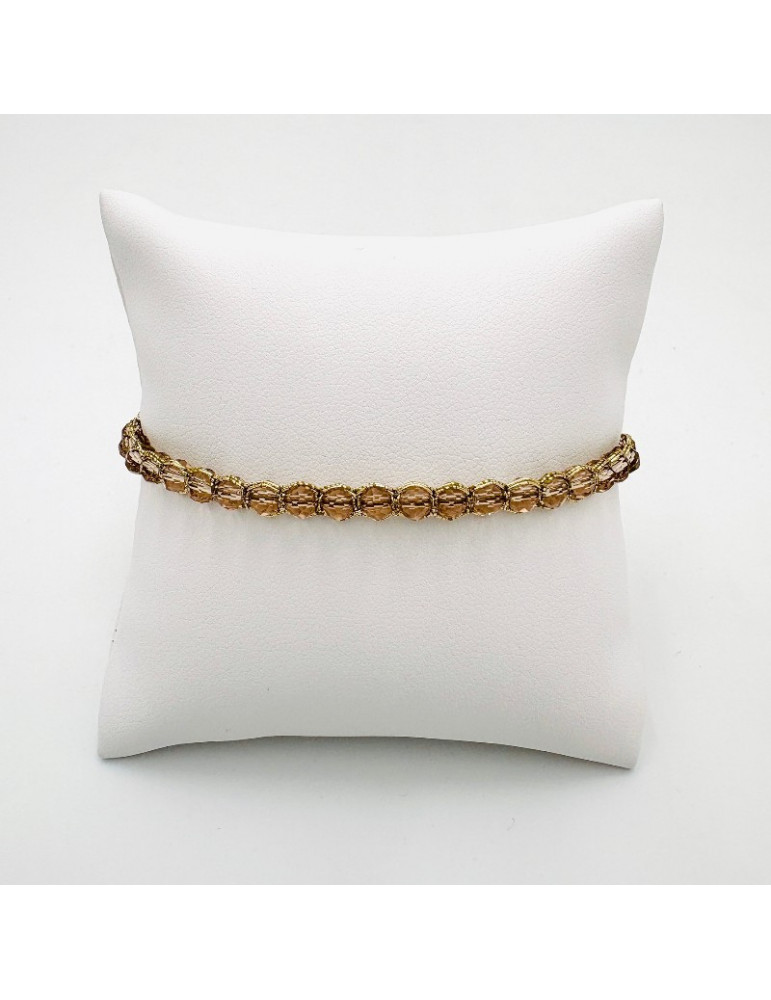 BEAUPASSANT Bracelet 1 Rang Champagne Gold