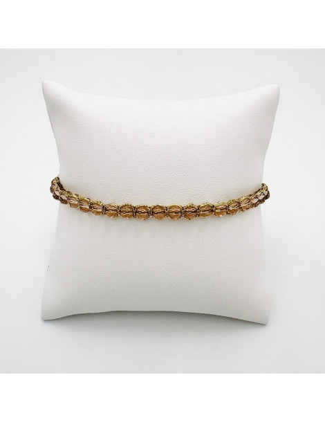 BEAUPASSANT Bracelet 1 Rang Champagne Gold